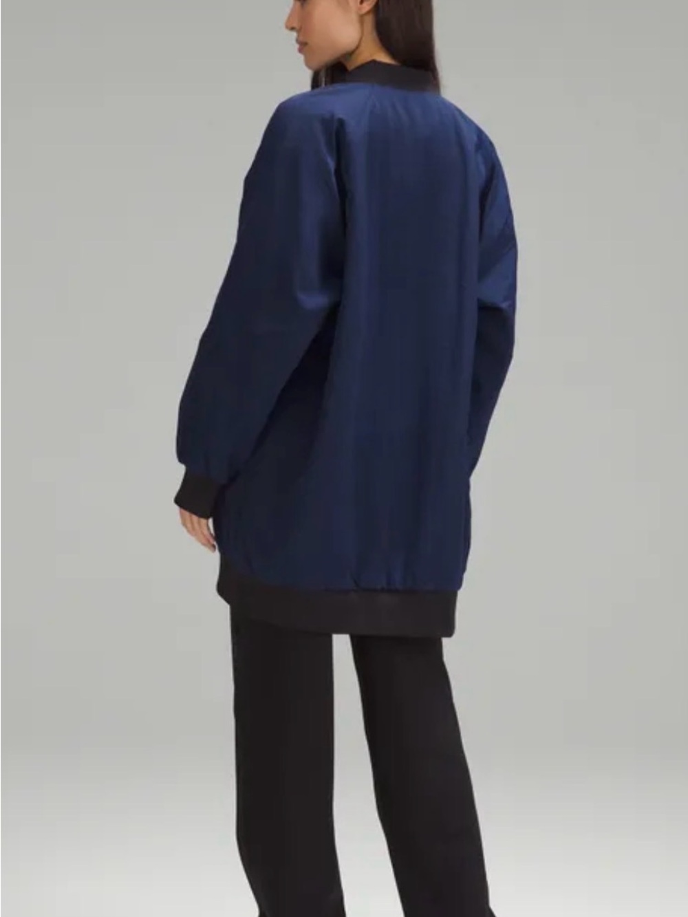 lululemon athletica Non-Stop Reversible Bomber Jacket - Navy and Black
